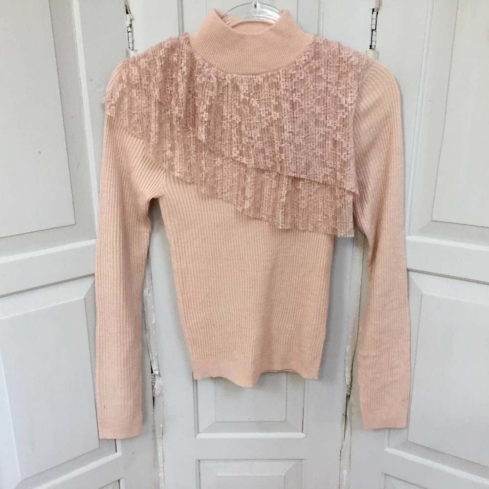 Asos Mock Neck Sweater w/ Lace Detail